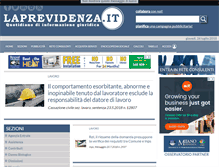 Tablet Screenshot of laprevidenza.it